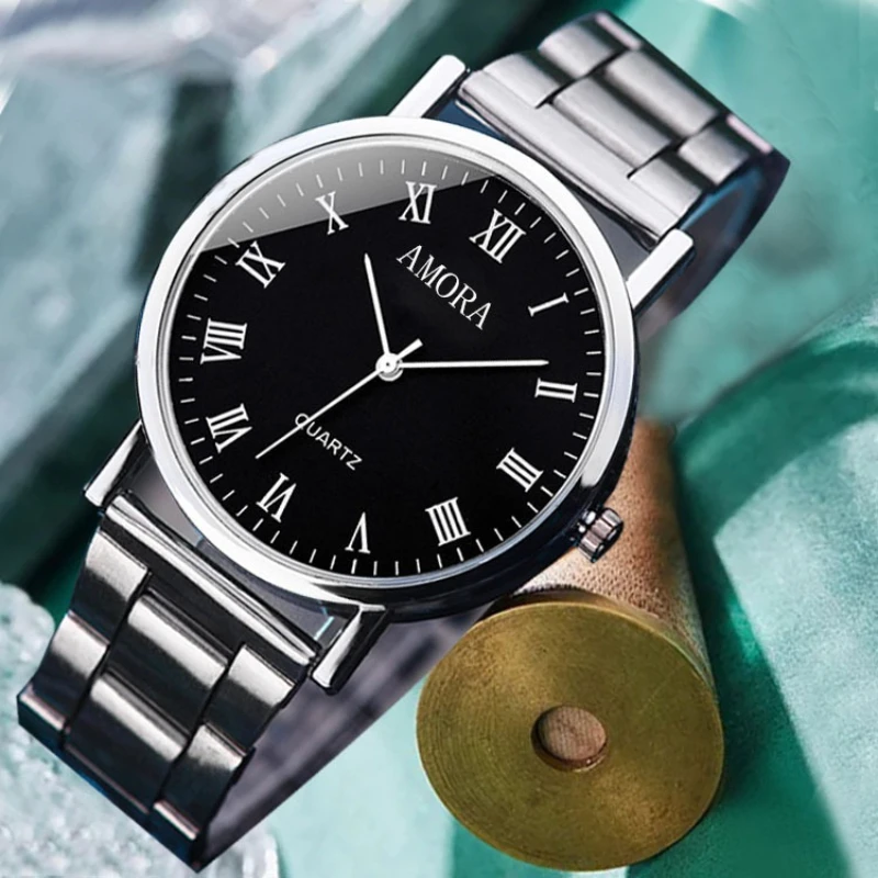 Mode entièrement automatique hommes montres bracelet en acier décontracté mâle sport montre à Quartz horloge Relogio Masculino Reloj Hombre